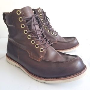 Timberland | Shoes | Timberland Earthkeepers Waterproof Boots Brown Leather  Moc Toe 7463 Mens Shoes | Poshmark